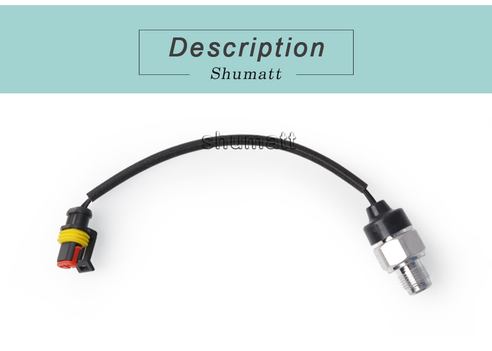 Shumatt Genuine new Common Rail VE Pump Speed Sensor with 2 cables